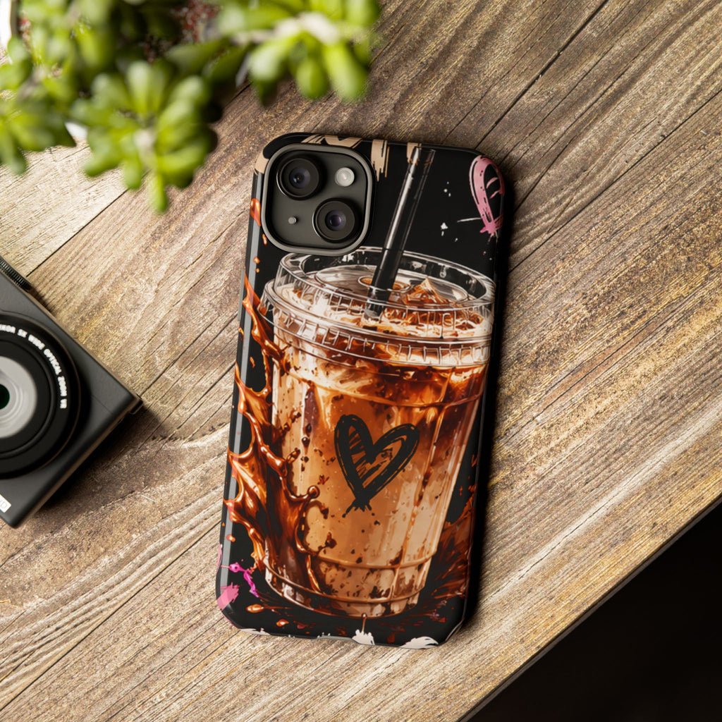 Iced Coffee Phone Case – 'Iced Coffee latte: Stylish Protective Case