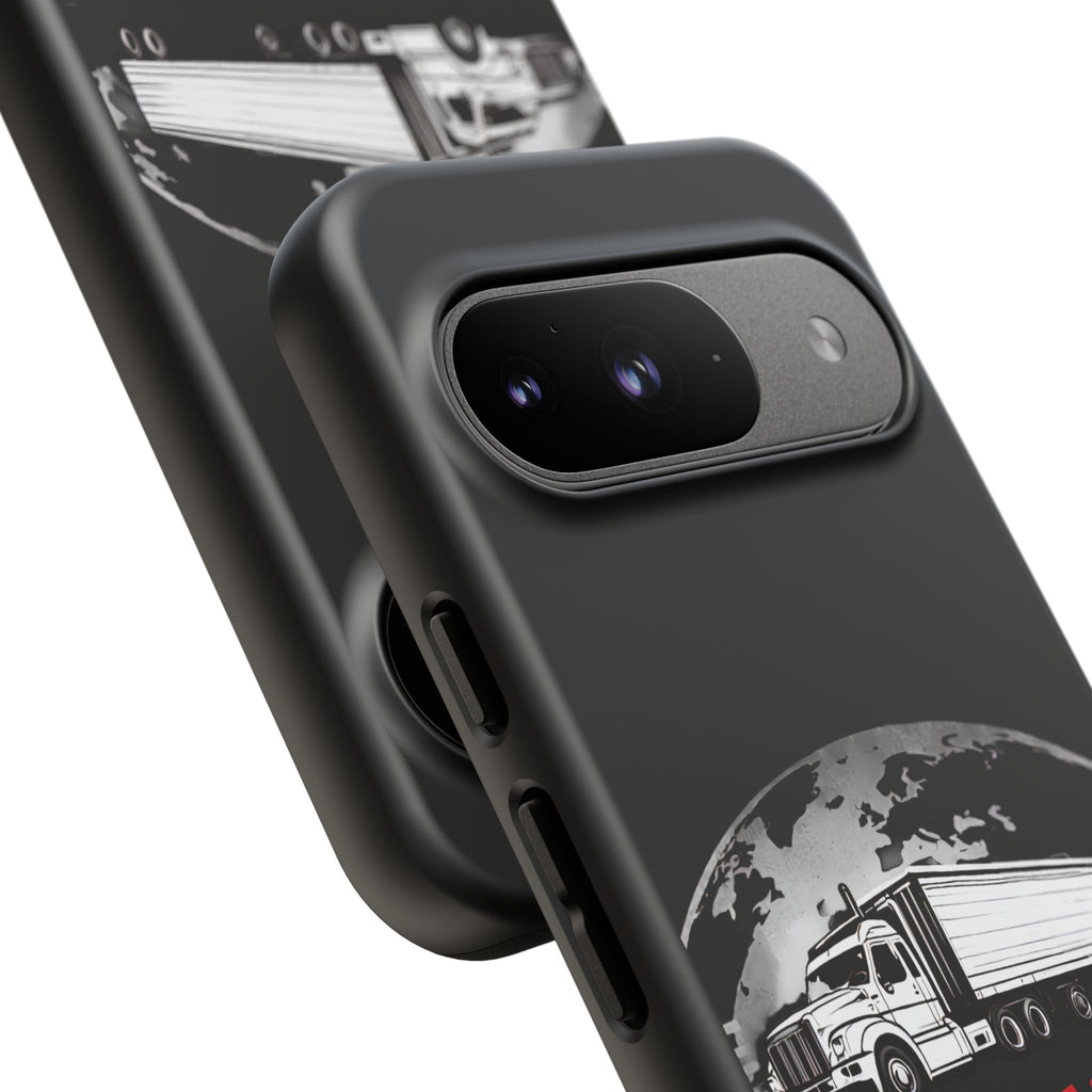 Truck Driver Phone Case - "My Daddy Keeps The World Rolling" Protective Cover