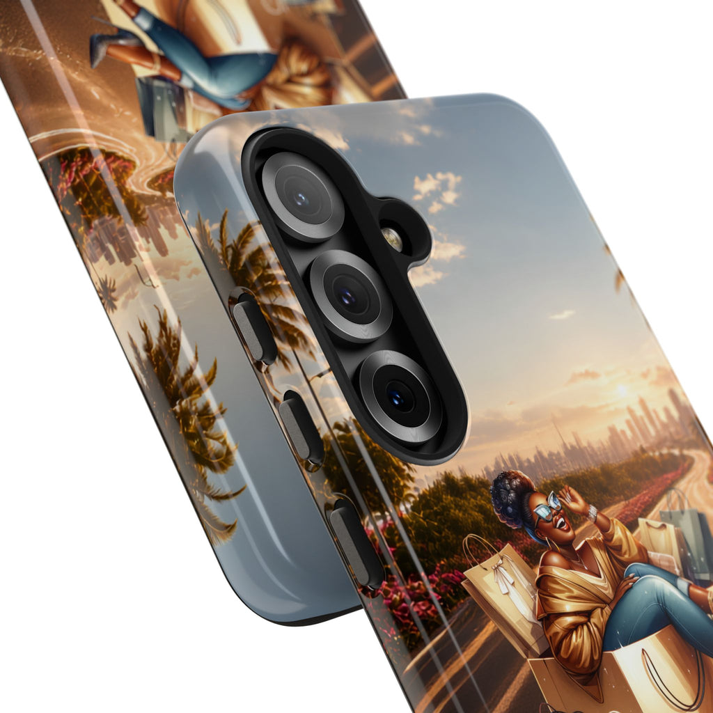 Sunset Roadtrip Tough Phone Case — Relaxed Traveler Design