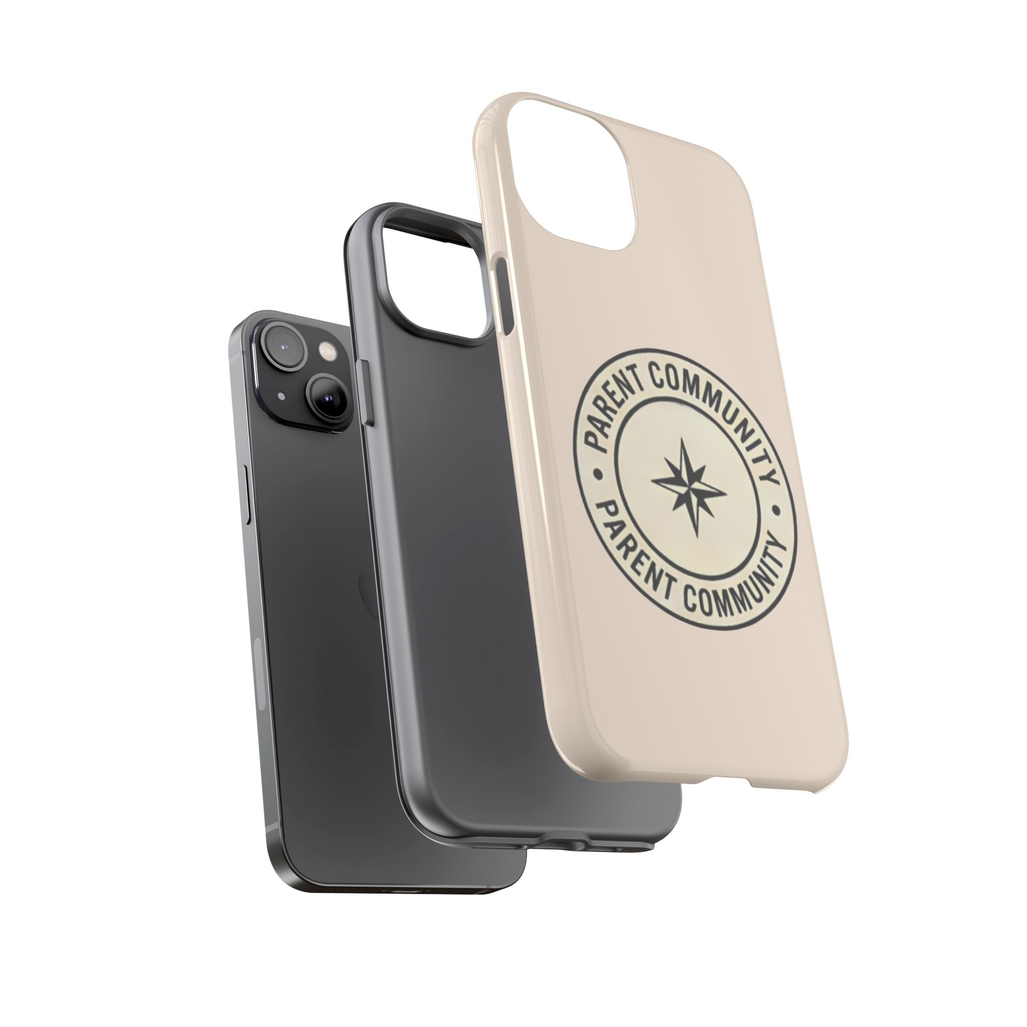 Parent Community Tough Phone Case — Durable Compass Logo Protective Cover
