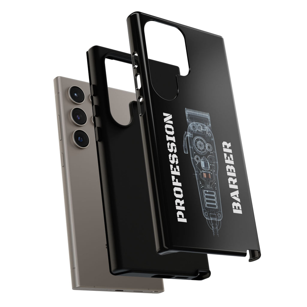 Barber Clip Cord X‑Ray Tough Phone Case – Professional Barber Gift