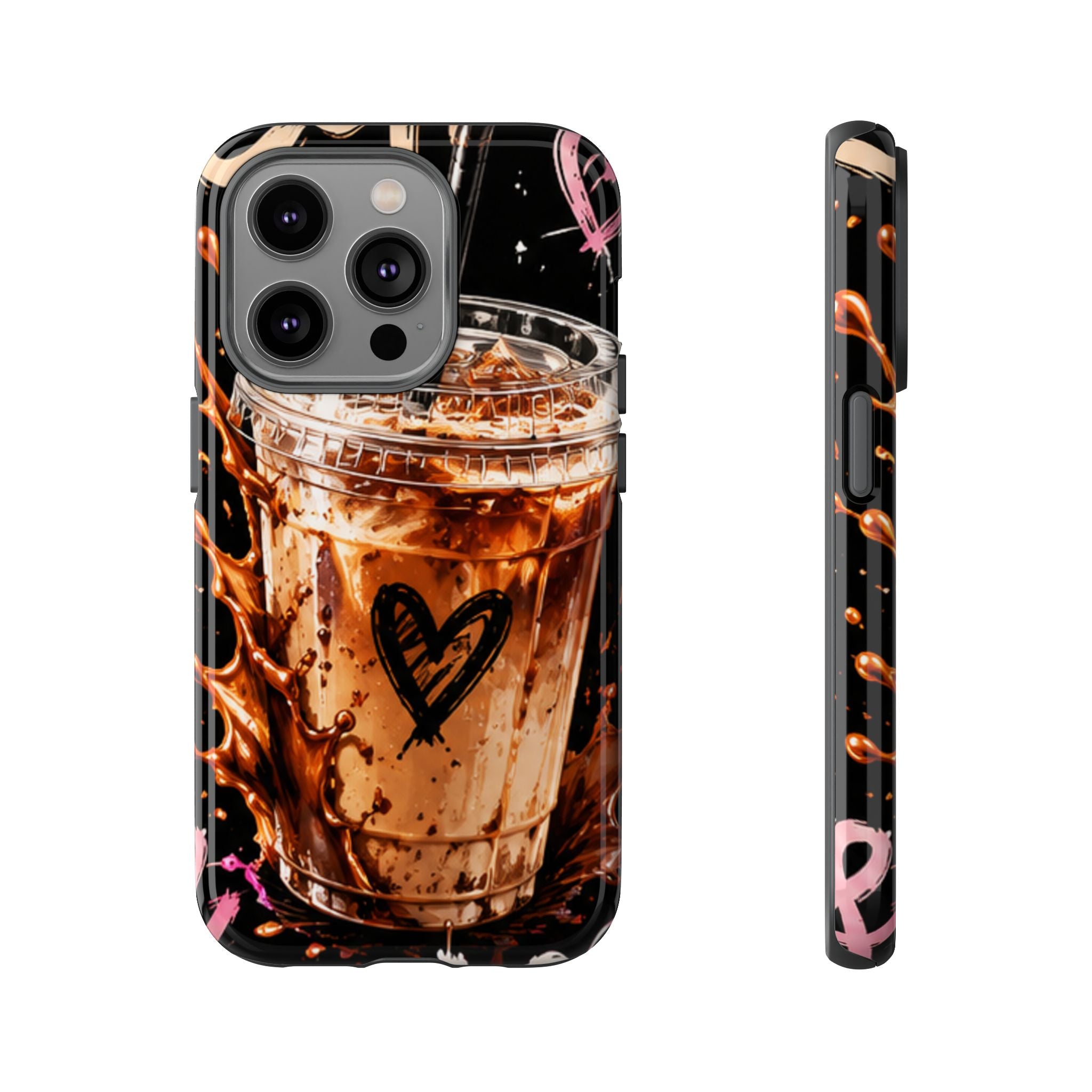 Iced Coffee Phone Case – 'Iced Coffee latte: Stylish Protective Case