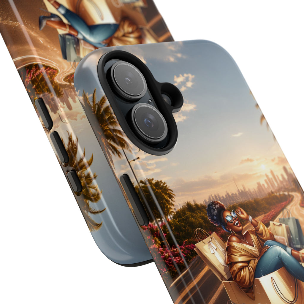 Sunset Roadtrip Tough Phone Case — Relaxed Traveler Design