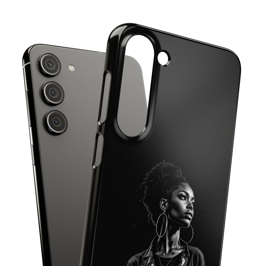 Phone Case — "Long Haul Loyalty" Black Portrait Snap Case