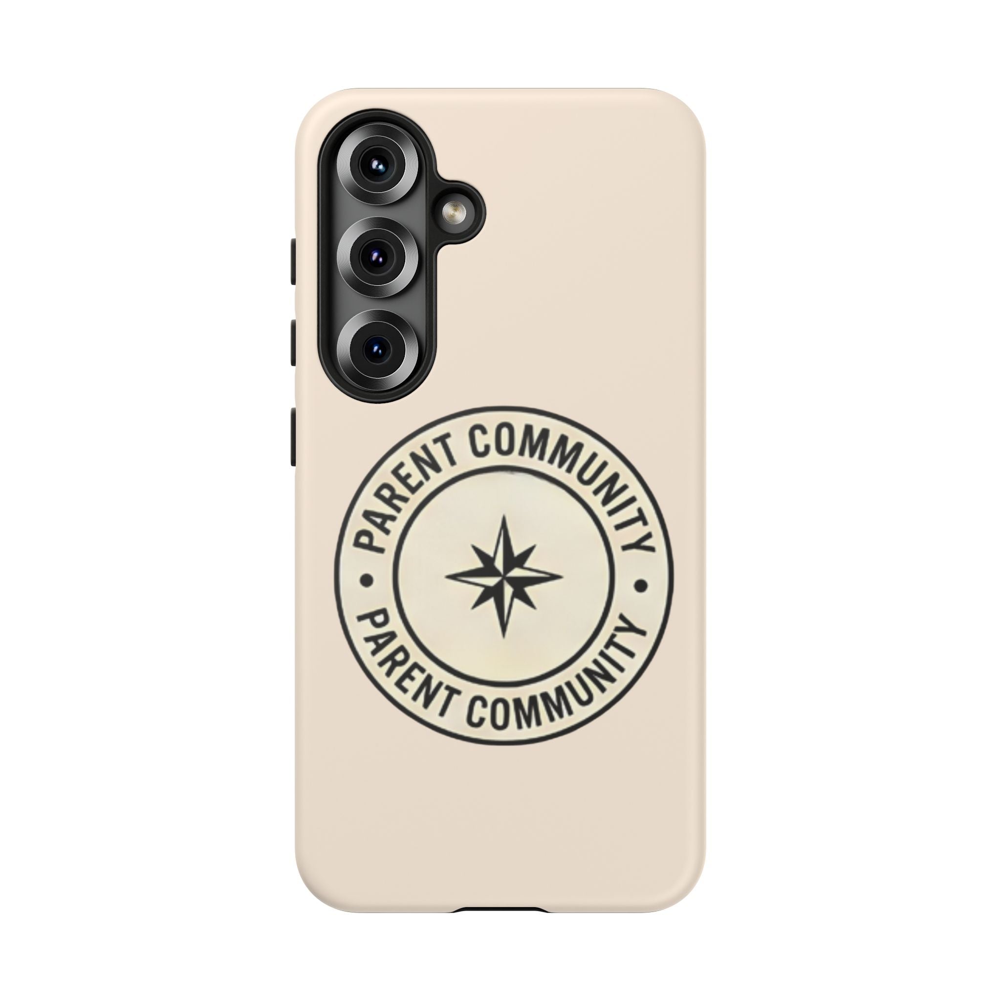 Parent Community Tough Phone Case — Durable Compass Logo Protective Cover