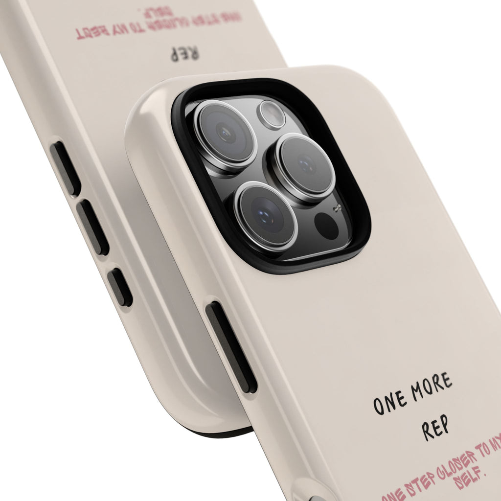 Gym Phone Case — "One More Rep" Workout Duffle & Sneakers Protective Case
