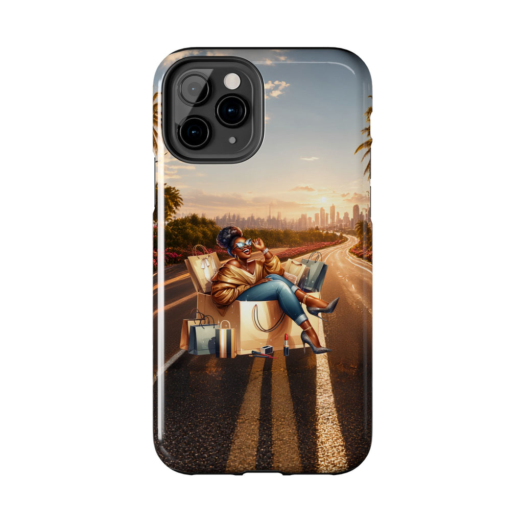 Sunset Roadtrip Tough Phone Case — Relaxed Traveler Design
