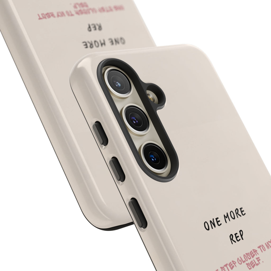 Gym Phone Case — "One More Rep" Workout Duffle & Sneakers Protective Case