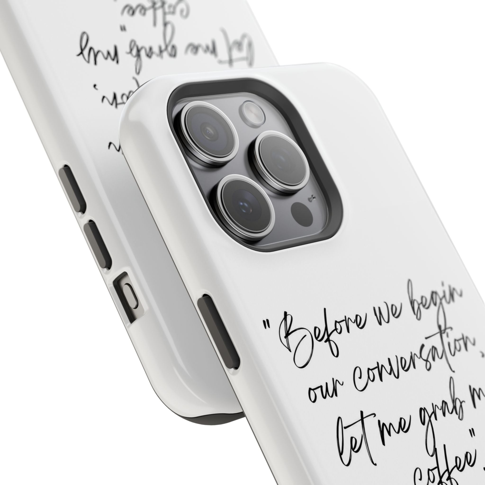 Coffee Quote Magnetic Impact-Resistant Phone Case