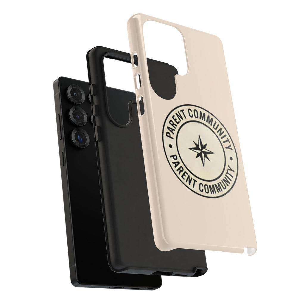 Parent Community Tough Phone Case — Durable Compass Logo Protective Cover