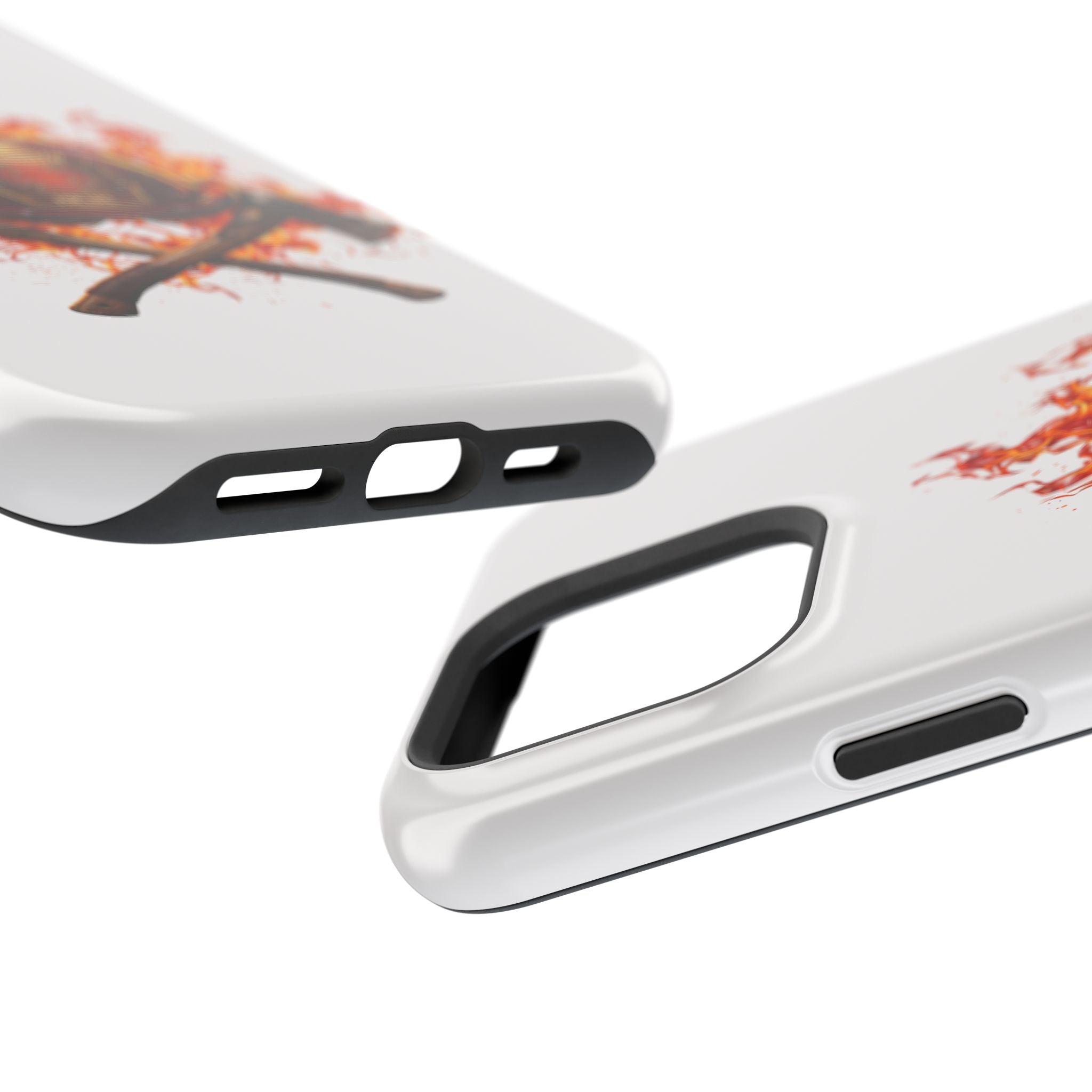 Firefighter Helmet Flames Phone Case — Station 117 Magnetic Impact-Resistant Case