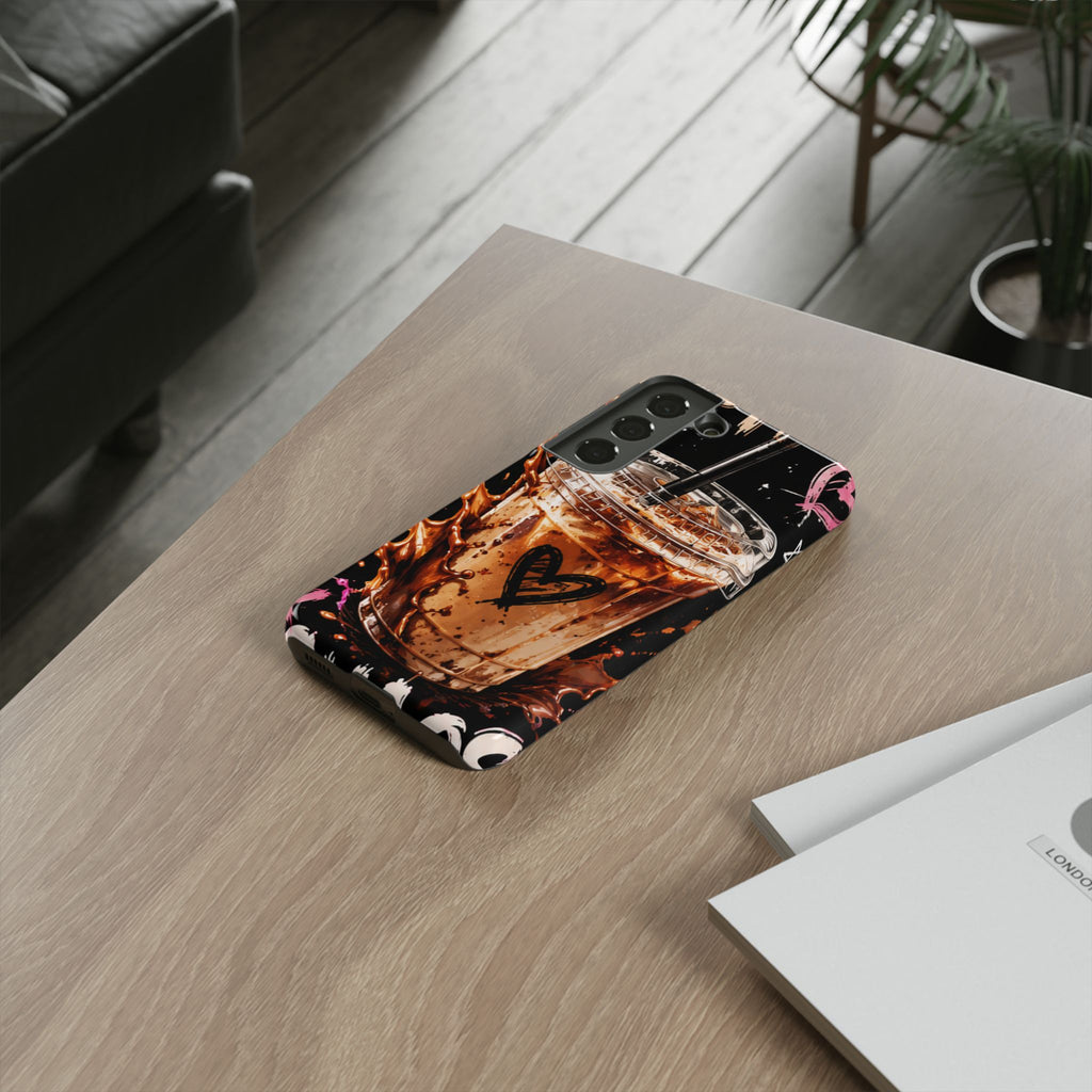 Iced Coffee Phone Case – 'Iced Coffee latte: Stylish Protective Case