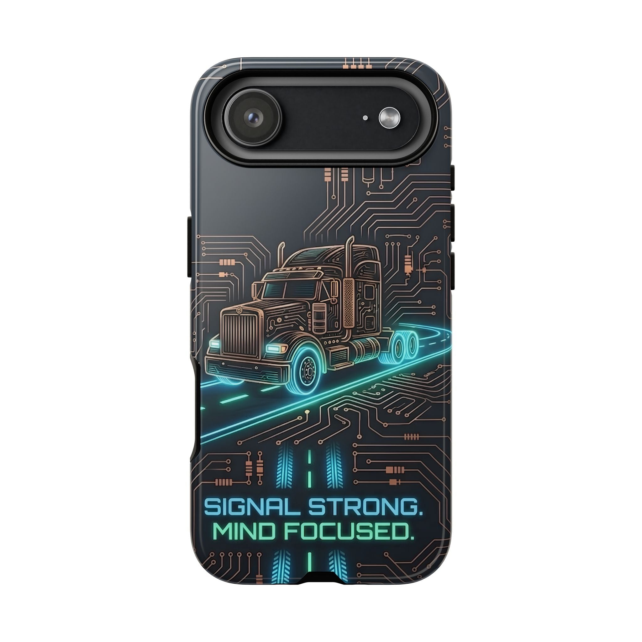 Truck Driver Gamer Phone Case — “Real Life. No Pause Button.”