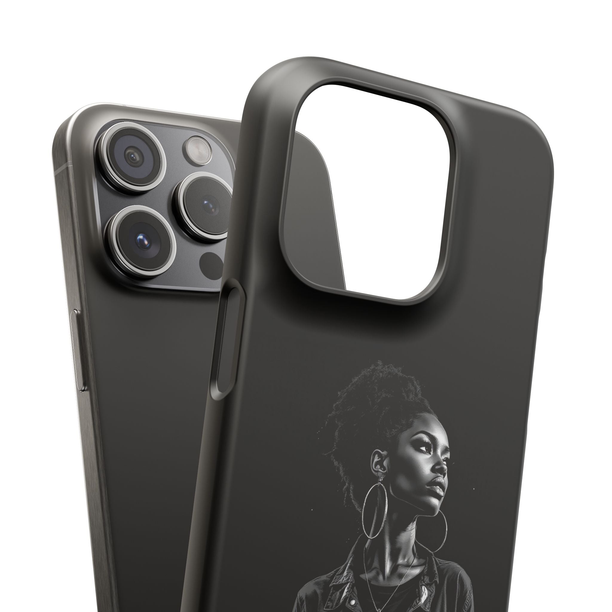 Phone Case — "Long Haul Loyalty" Black Portrait Snap Case