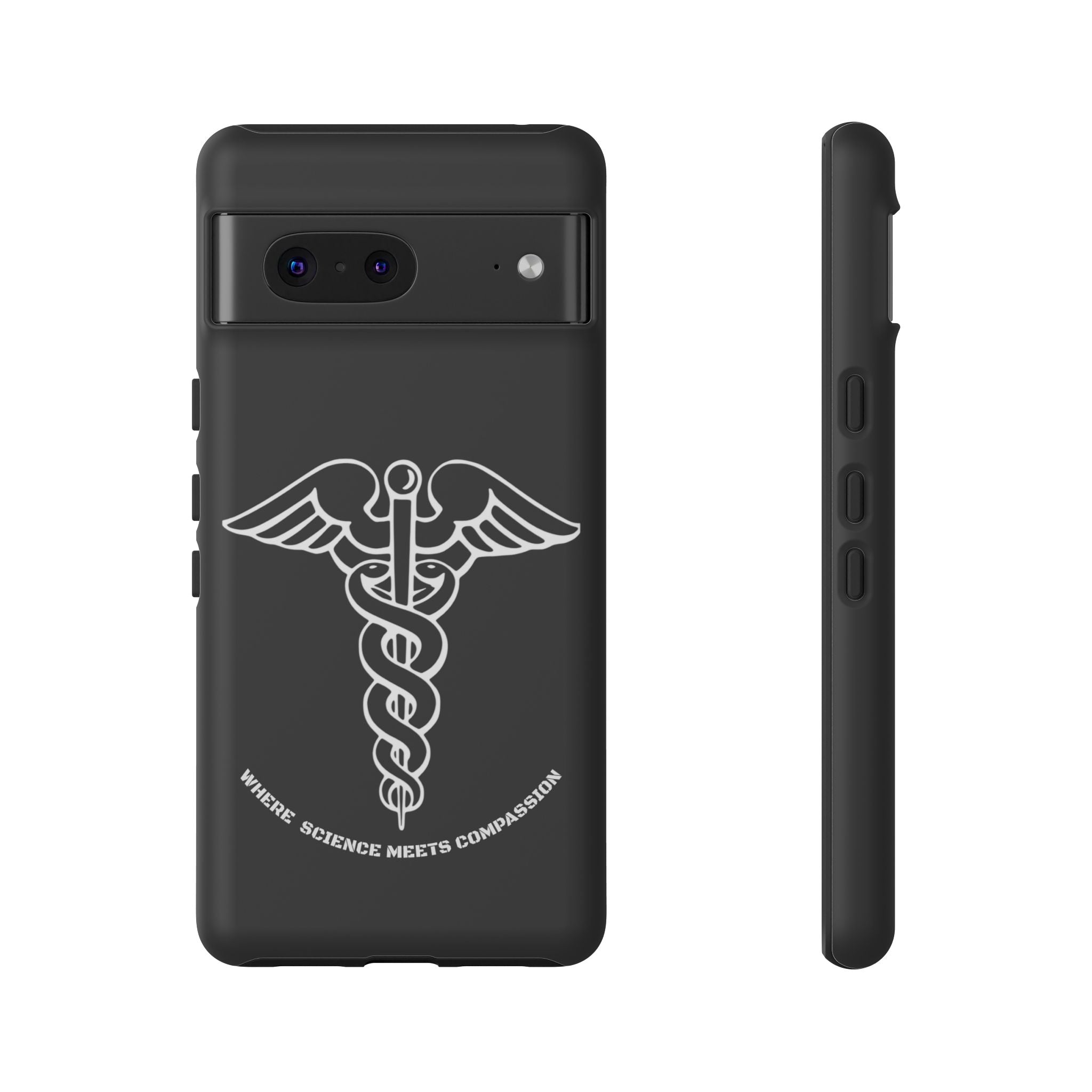 Medical Caduceus Phone Case — "Where Science Meets Compassion" Protective iPhone Cover