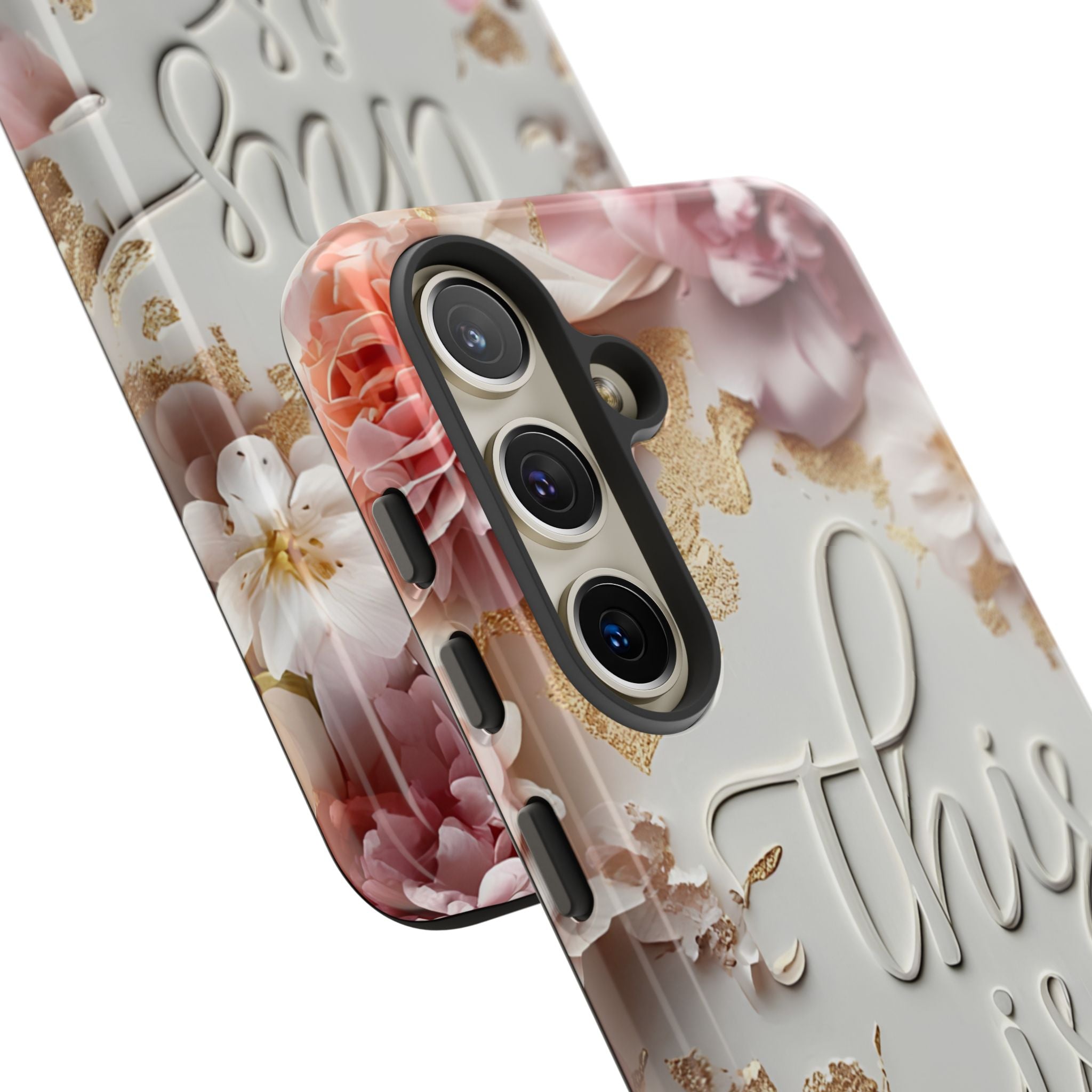 Phone Case — "This Is Me" Floral Tough Case