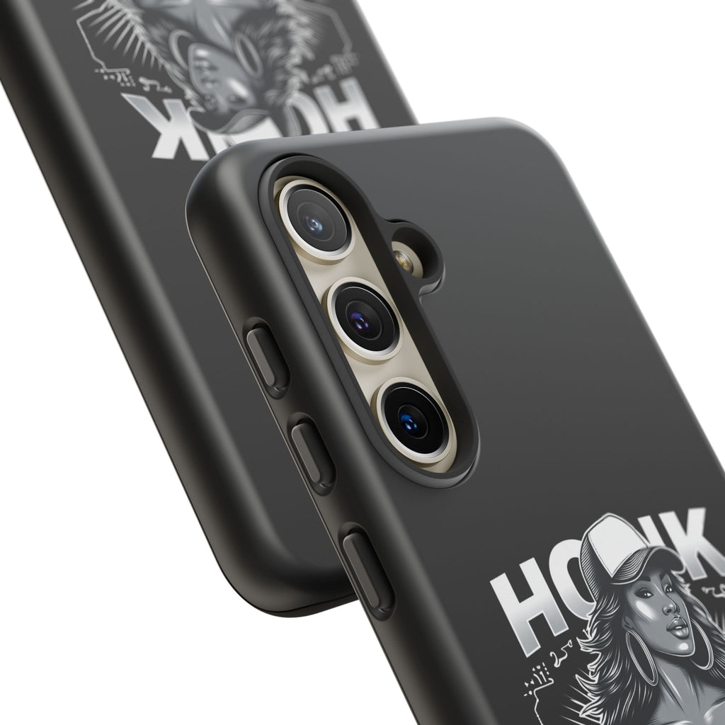 Phone Case — 'Honk' Trucker Girl Retro Semi Truck Protective Case