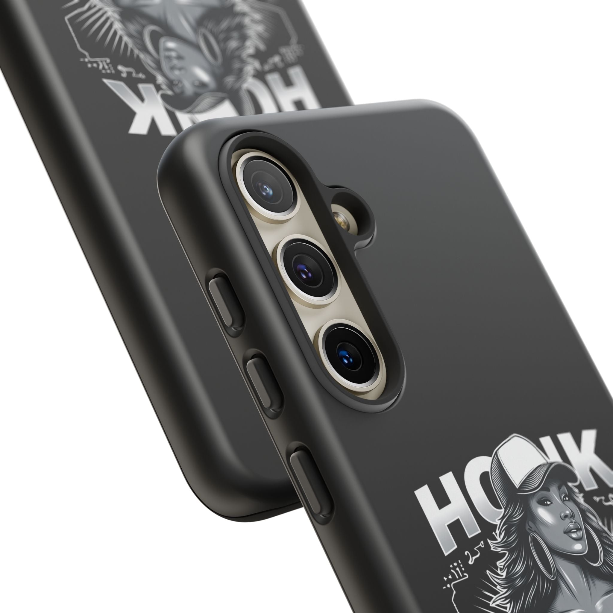 Phone Case — 'Honk' Trucker Girl Retro Semi Truck Protective Case