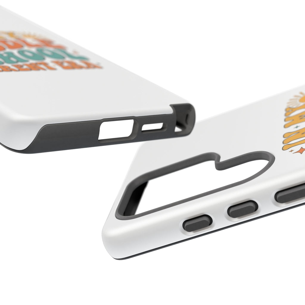 Middle School Parent Phone Case — "In My Middle School Parent Era" Retro Design