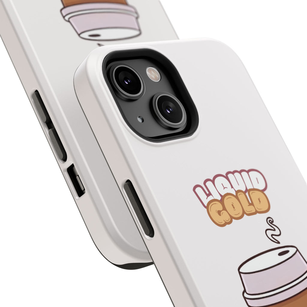 Coffee Cup Phone Case – “Liquid Gold” Cute Kawaii Espresso Impact-Resistant Case