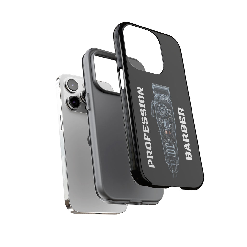 Barber Clip Cord X‑Ray Tough Phone Case – Professional Barber Gift