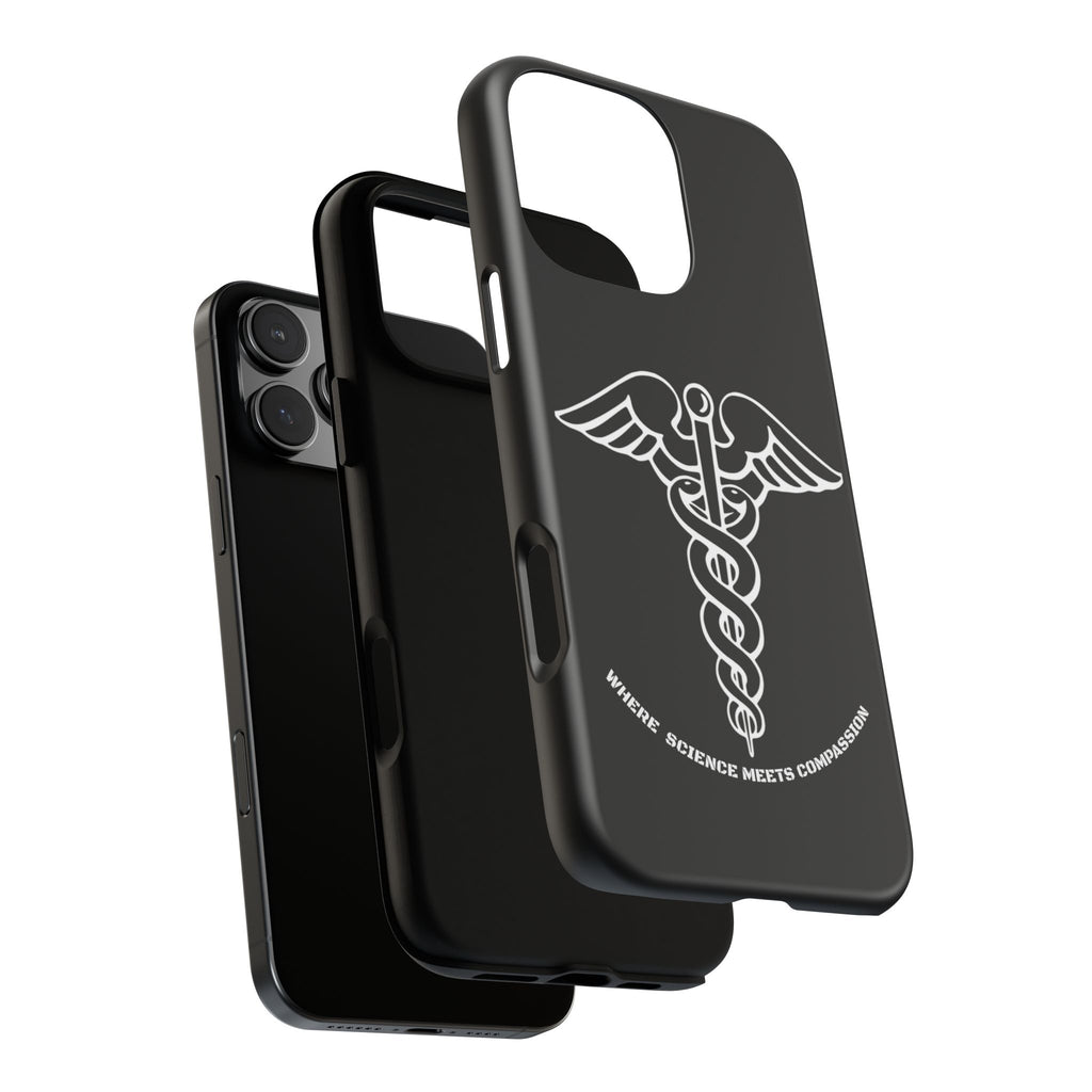 Medical Caduceus Phone Case — "Where Science Meets Compassion" Protective iPhone Cover