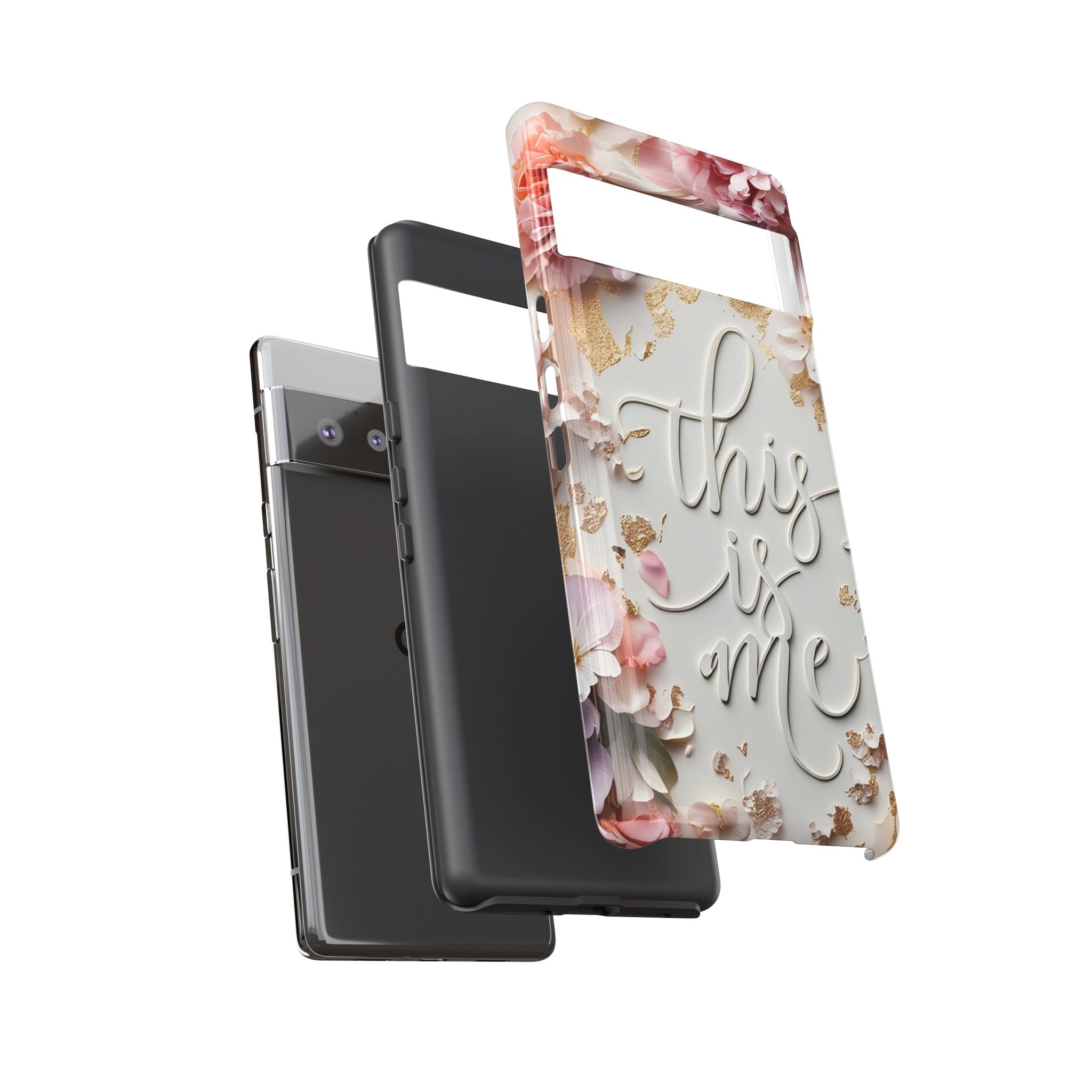 Phone Case — "This Is Me" Floral Tough Case