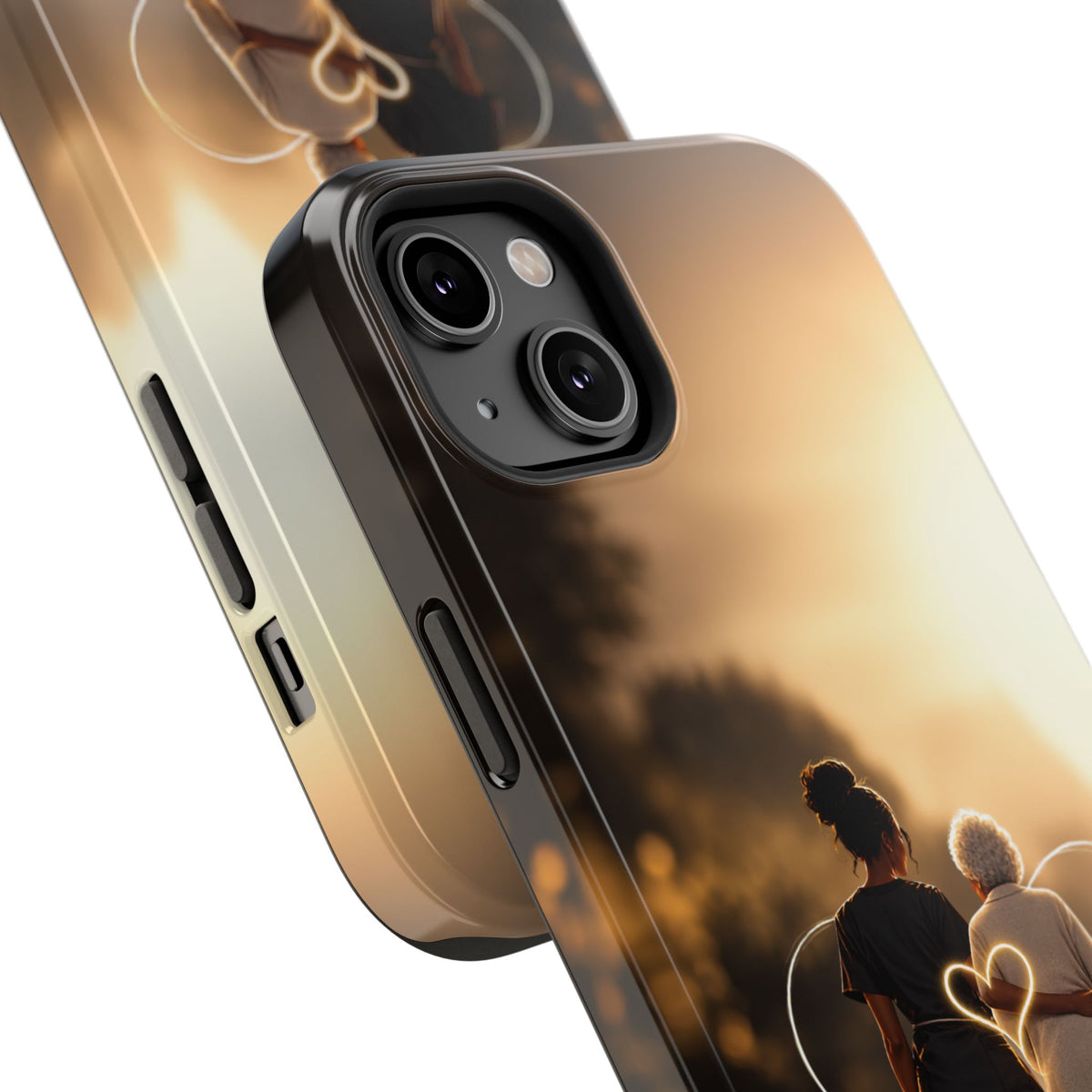 Caregiver Phone Case — Impact-Resistant Protective Case with Heart Design