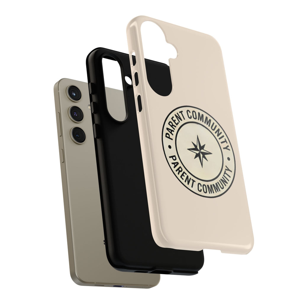 Parent Community Tough Phone Case — Durable Compass Logo Protective Cover