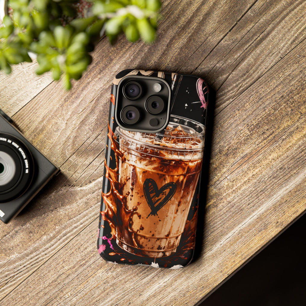Iced Coffee Phone Case – 'Iced Coffee latte: Stylish Protective Case