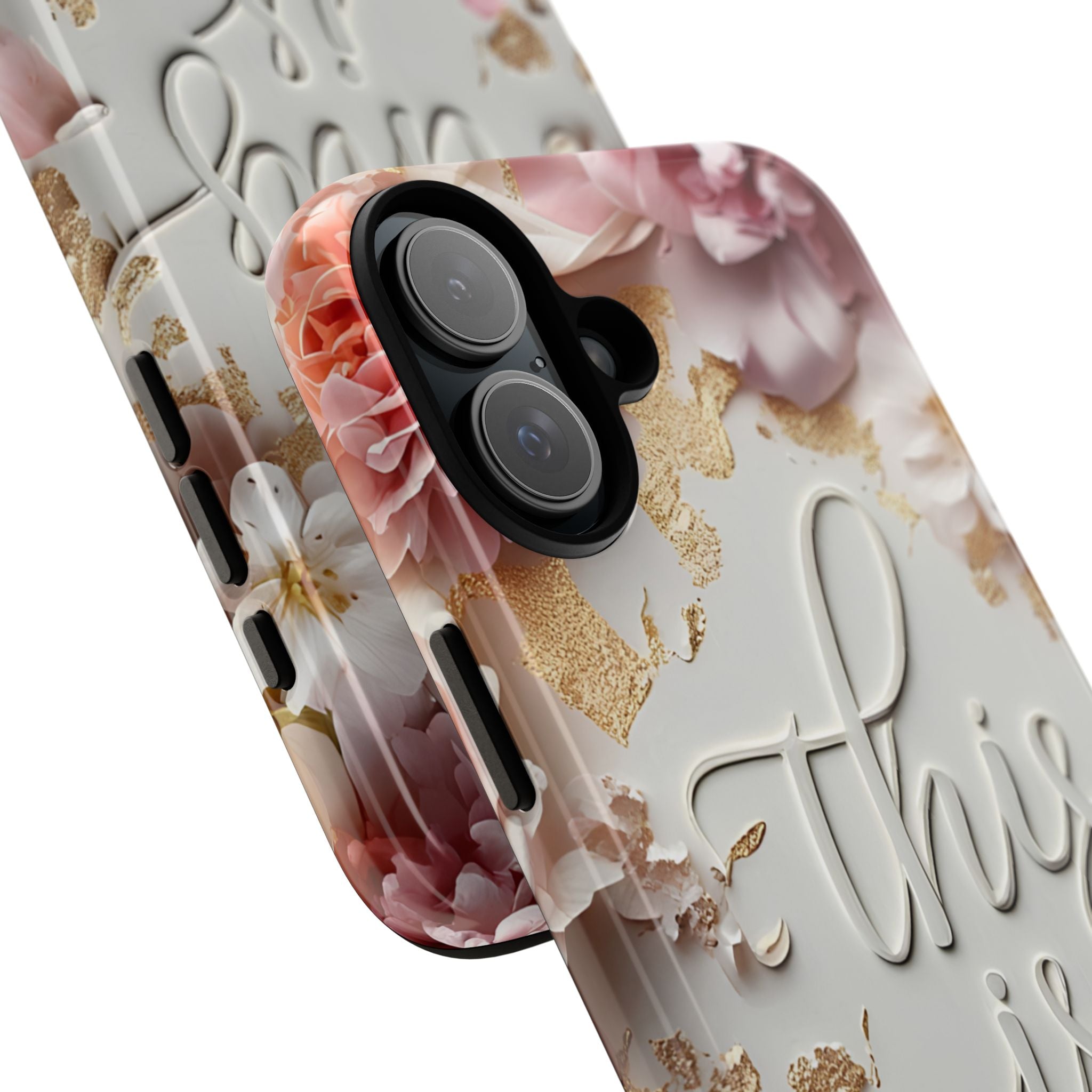 Phone Case — "This Is Me" Floral Tough Case