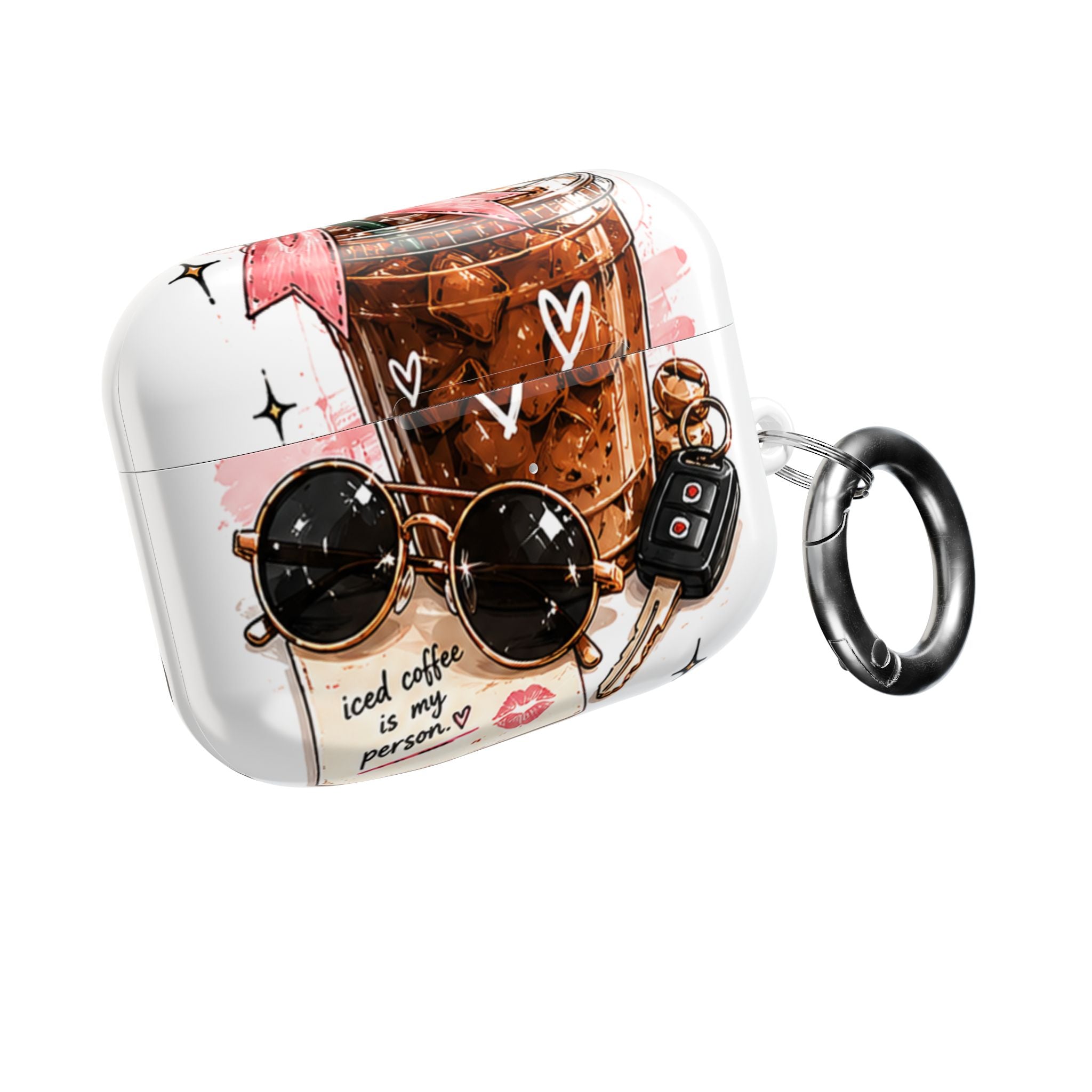 AirPod Case — Iced Coffee Is My Person Cute Graphic Protective Case