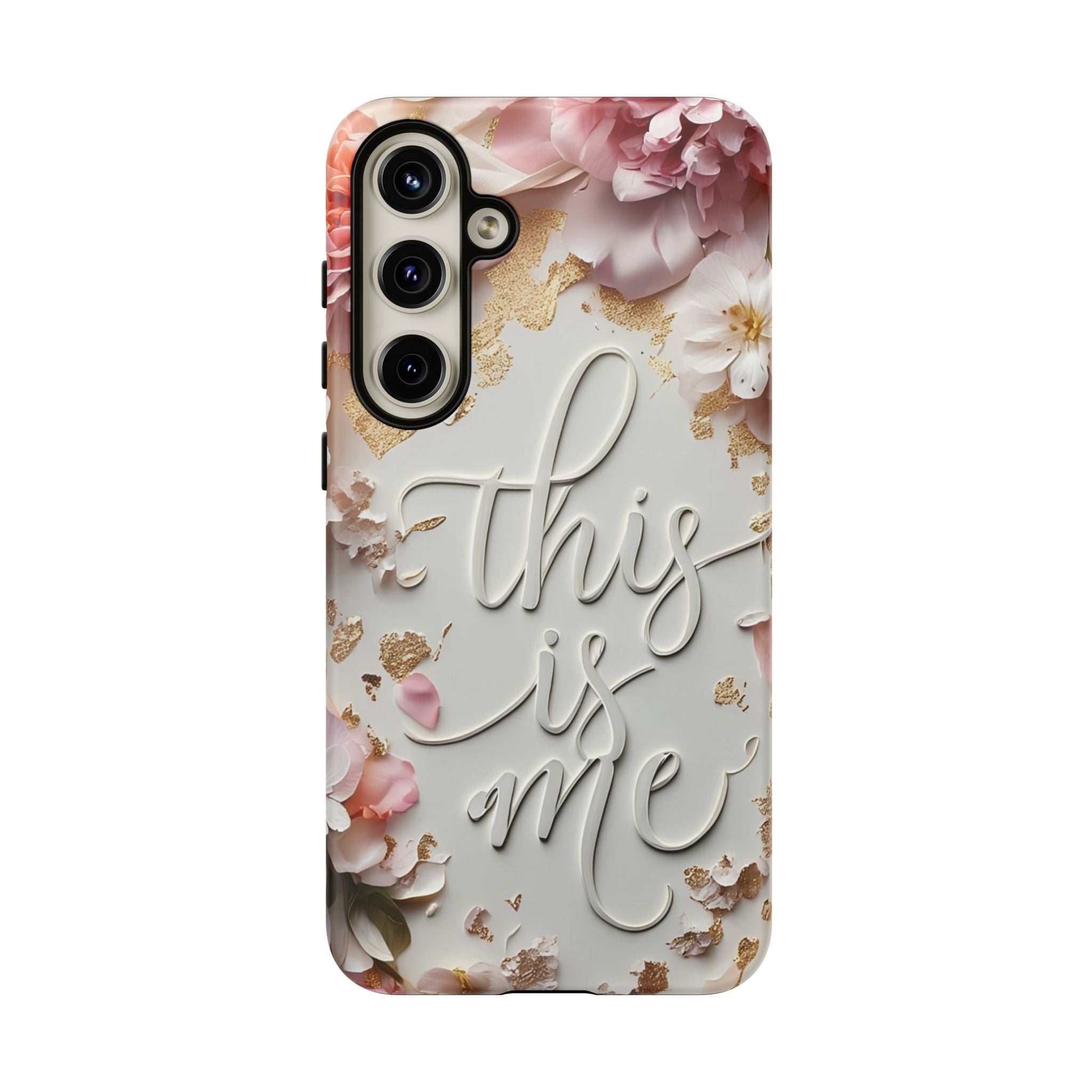 Phone Case — "This Is Me" Floral Tough Case