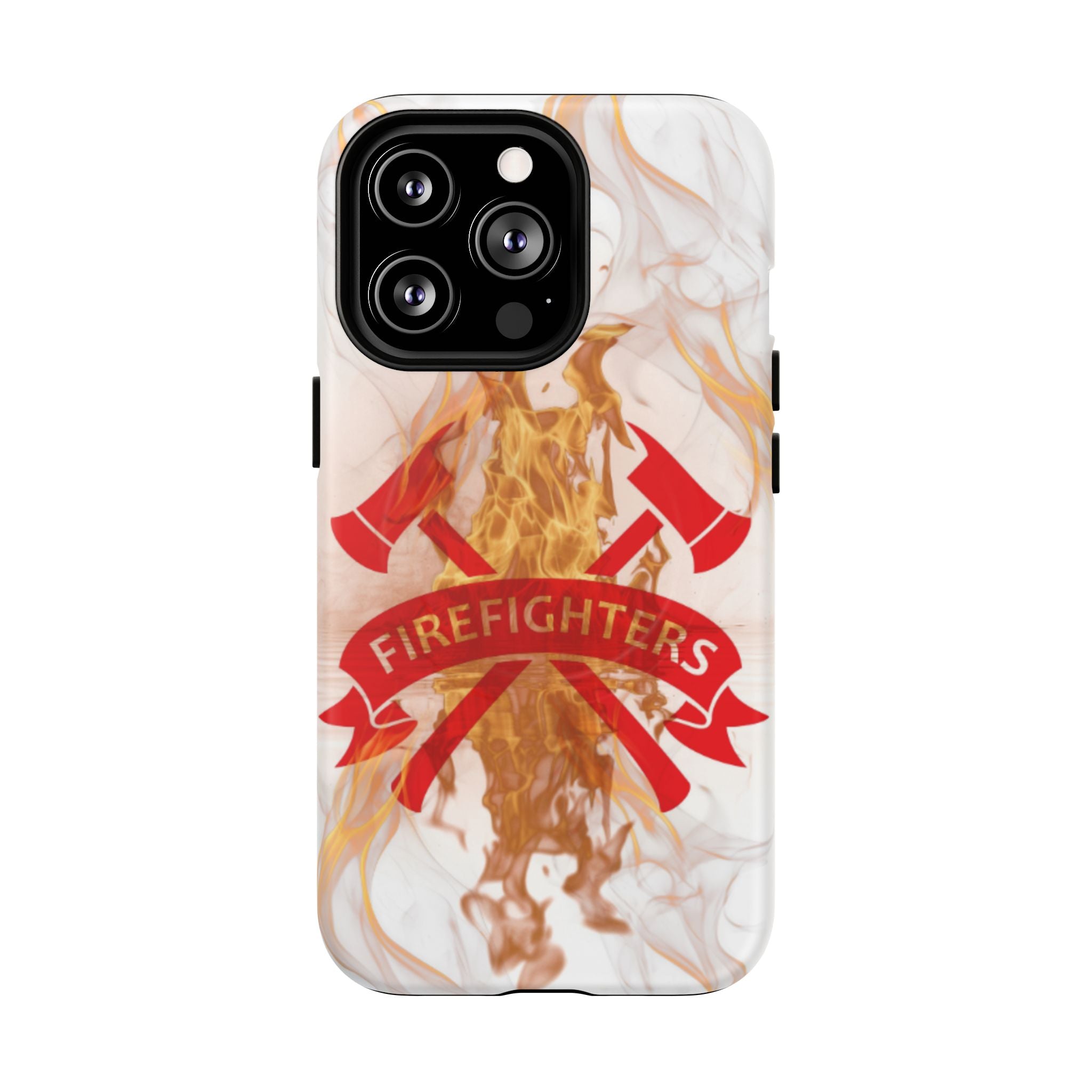 Firefighter Emblem Tough Magnetic Phone Case — Flame Design