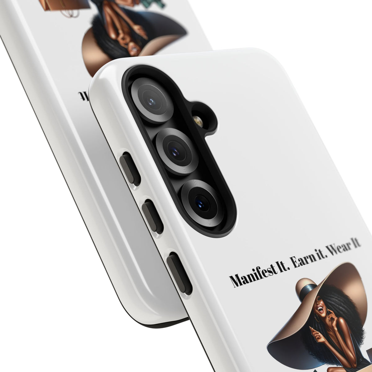 Phone Case - "Manifest It. Earn It. Wear It." Chic Shopper Design