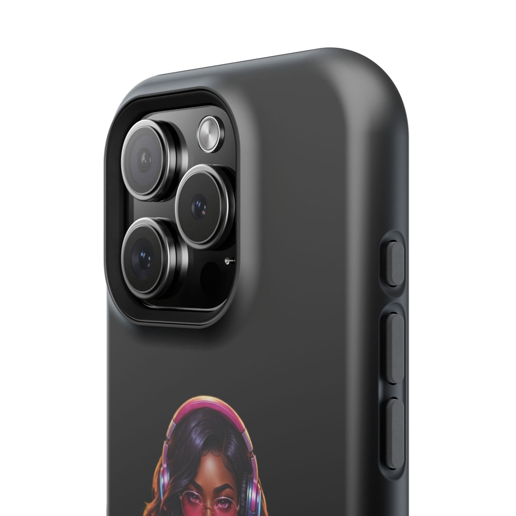 Gamer Girl Cyber Armor Phone Case — Impact‑Resistant Protective Cover