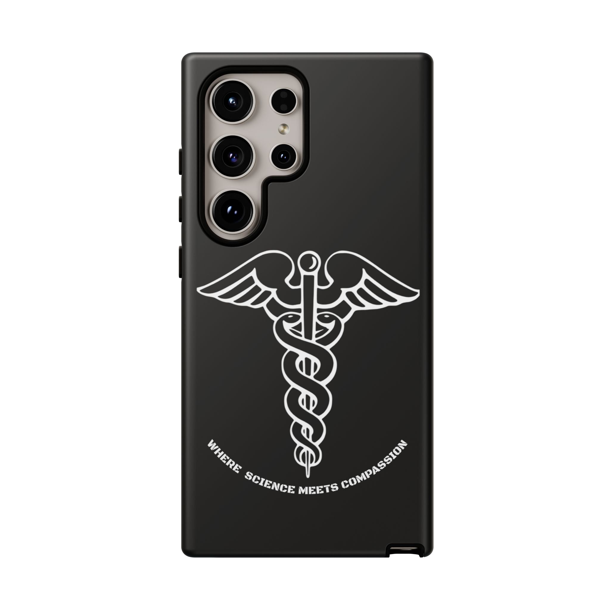Medical Caduceus Phone Case — "Where Science Meets Compassion" Protective iPhone Cover