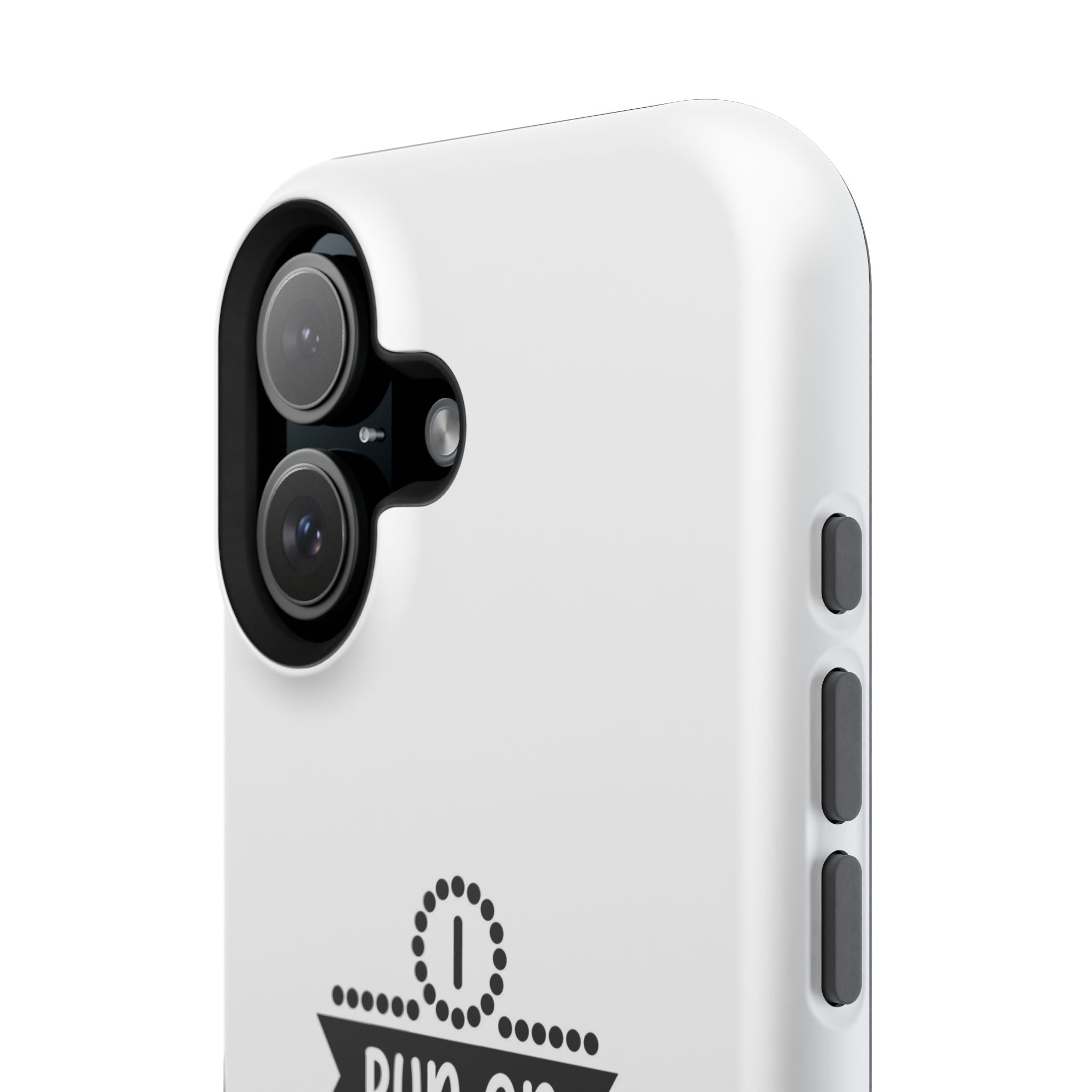 Phone Case — "Run on Coffee and Chaos" Impact-Resistant Protective Cover