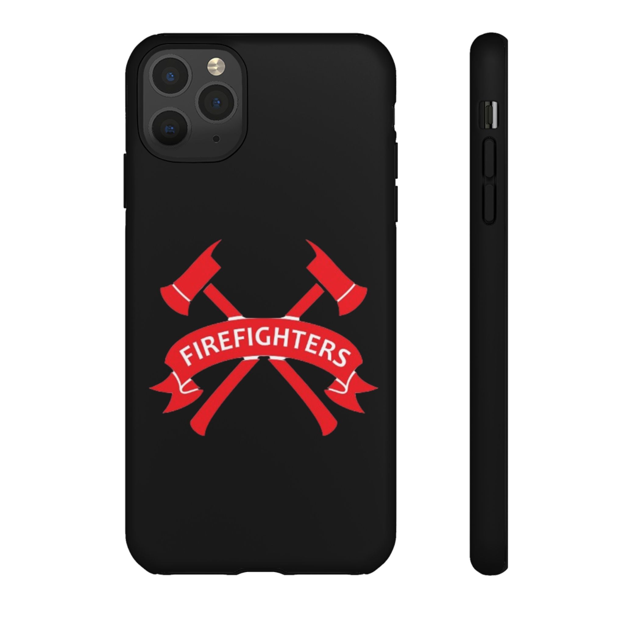Firefighters Tough Phone Case — Red Crossed Axes Design