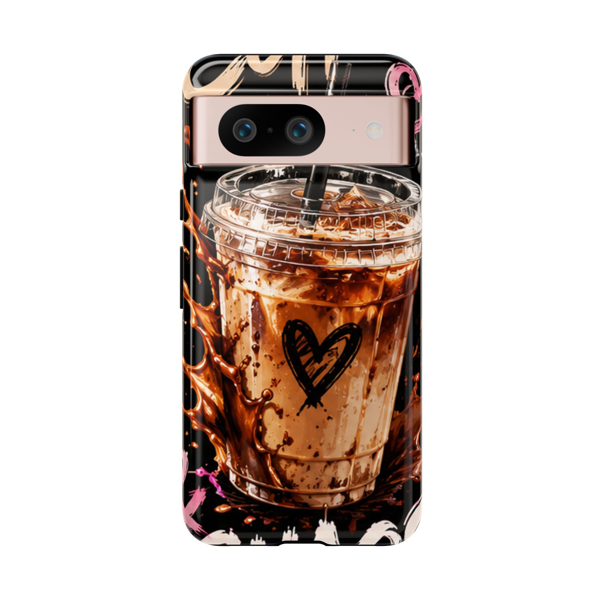 Iced Coffee Phone Case – 'Iced Coffee latte: Stylish Protective Case