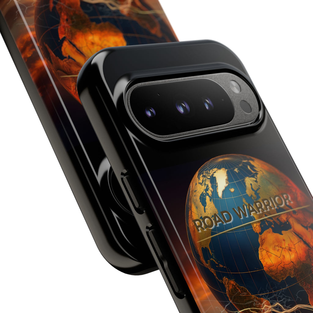 Truck Driver Phone Case — 'Global Road Warrior' Semi Truck Globe Tough Phone Cover