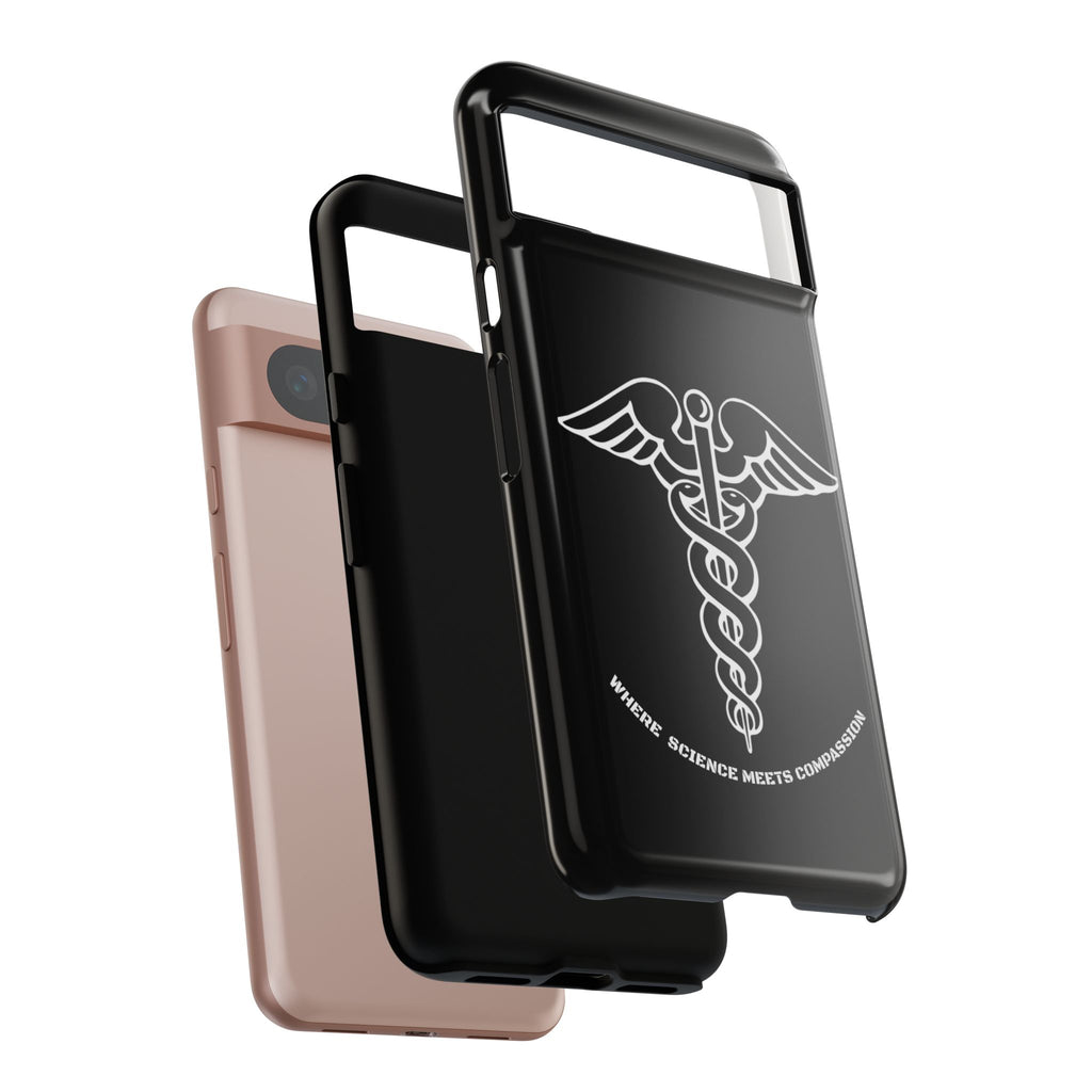Medical Caduceus Phone Case — "Where Science Meets Compassion" Protective iPhone Cover