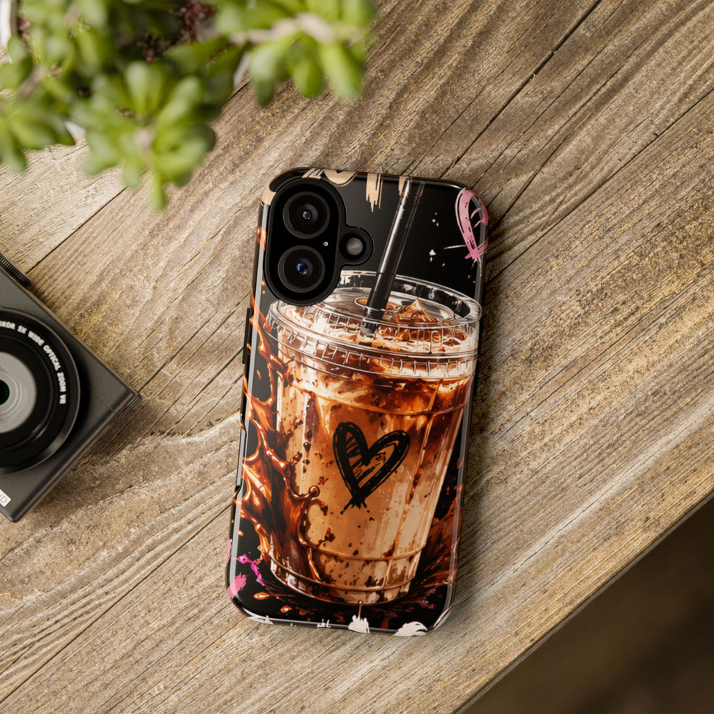 Iced Coffee Phone Case – 'Iced Coffee latte: Stylish Protective Case