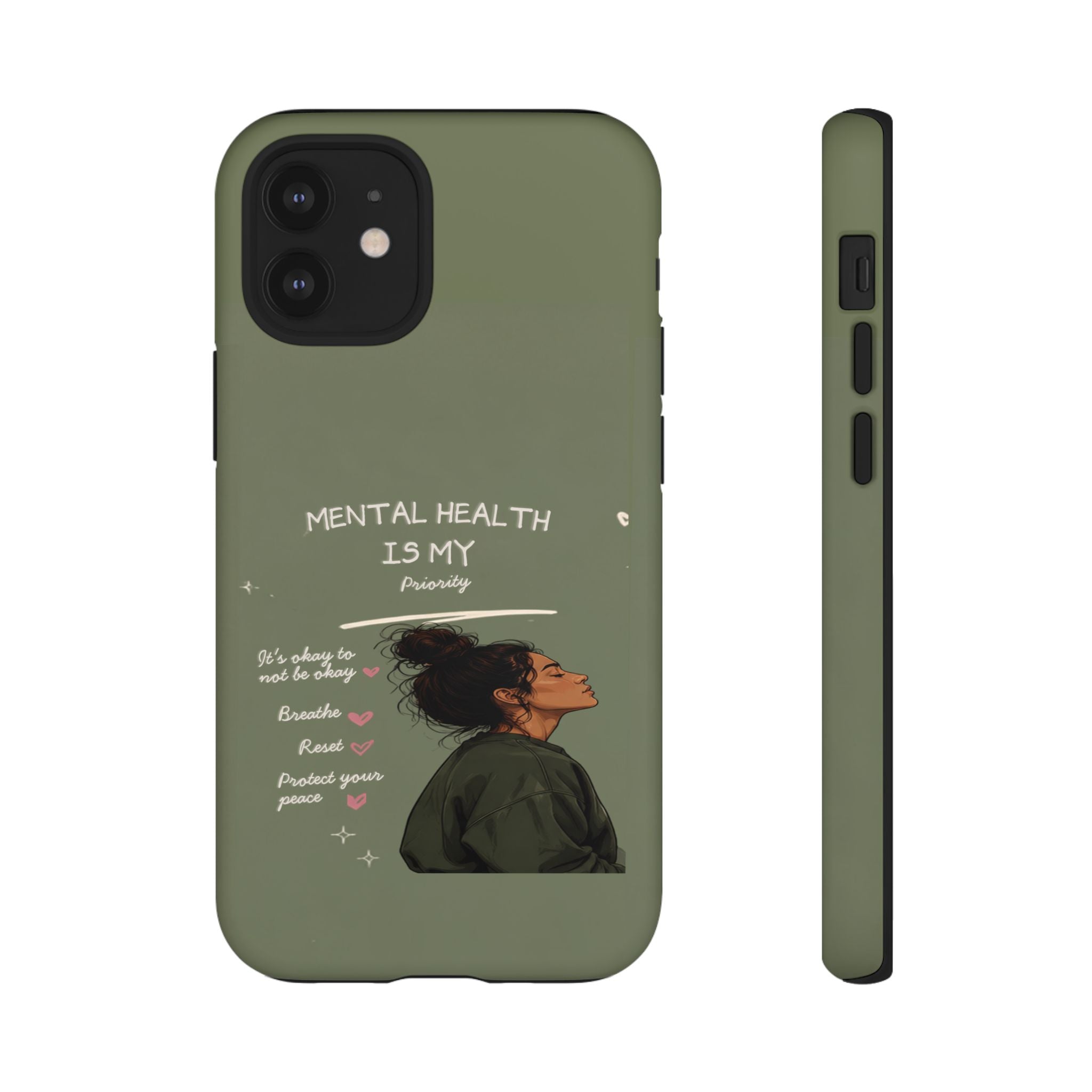 Mental Health Is My Priority Phone Case — Inspirational Protective iPhone Cover