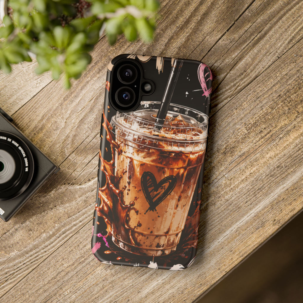 Iced Coffee Phone Case – 'Iced Coffee latte: Stylish Protective Case