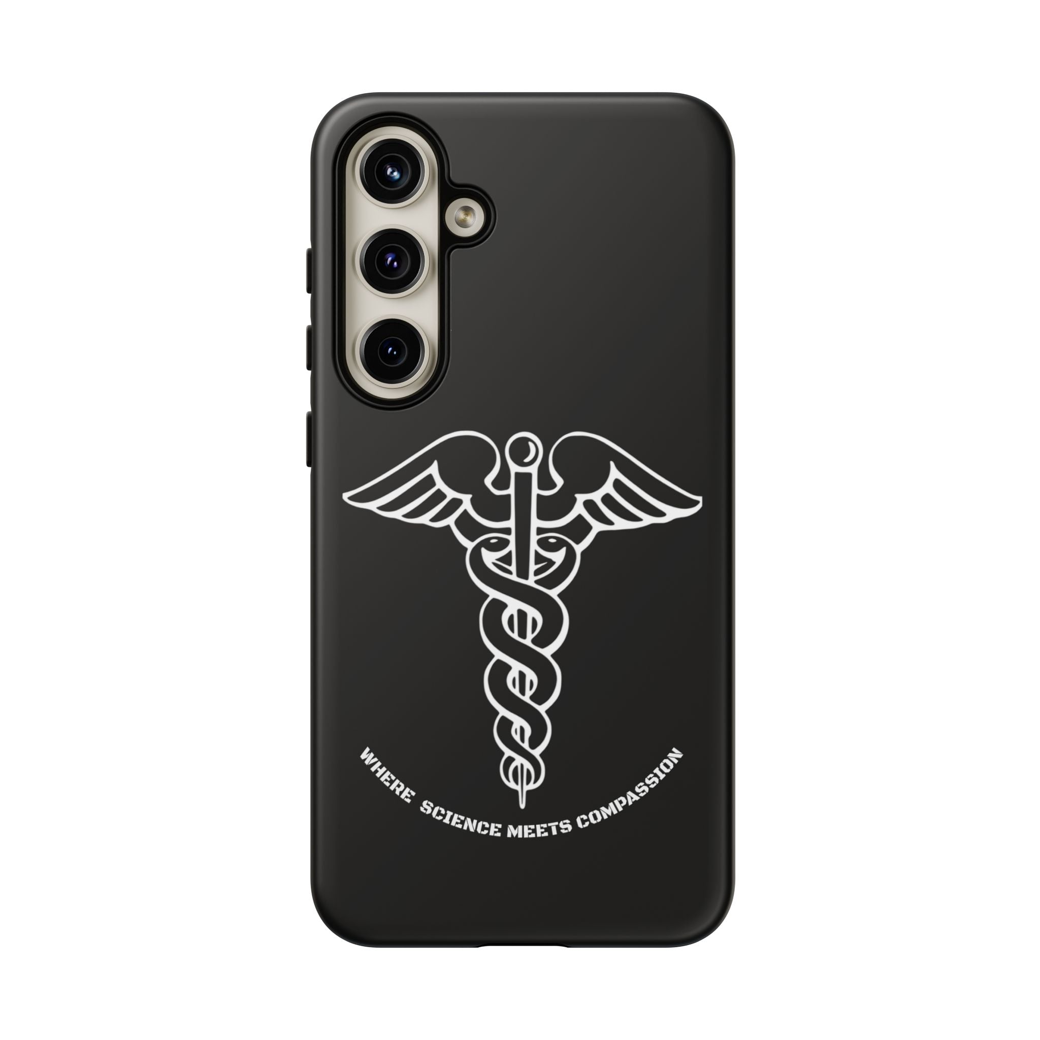 Medical Caduceus Phone Case — "Where Science Meets Compassion" Protective iPhone Cover