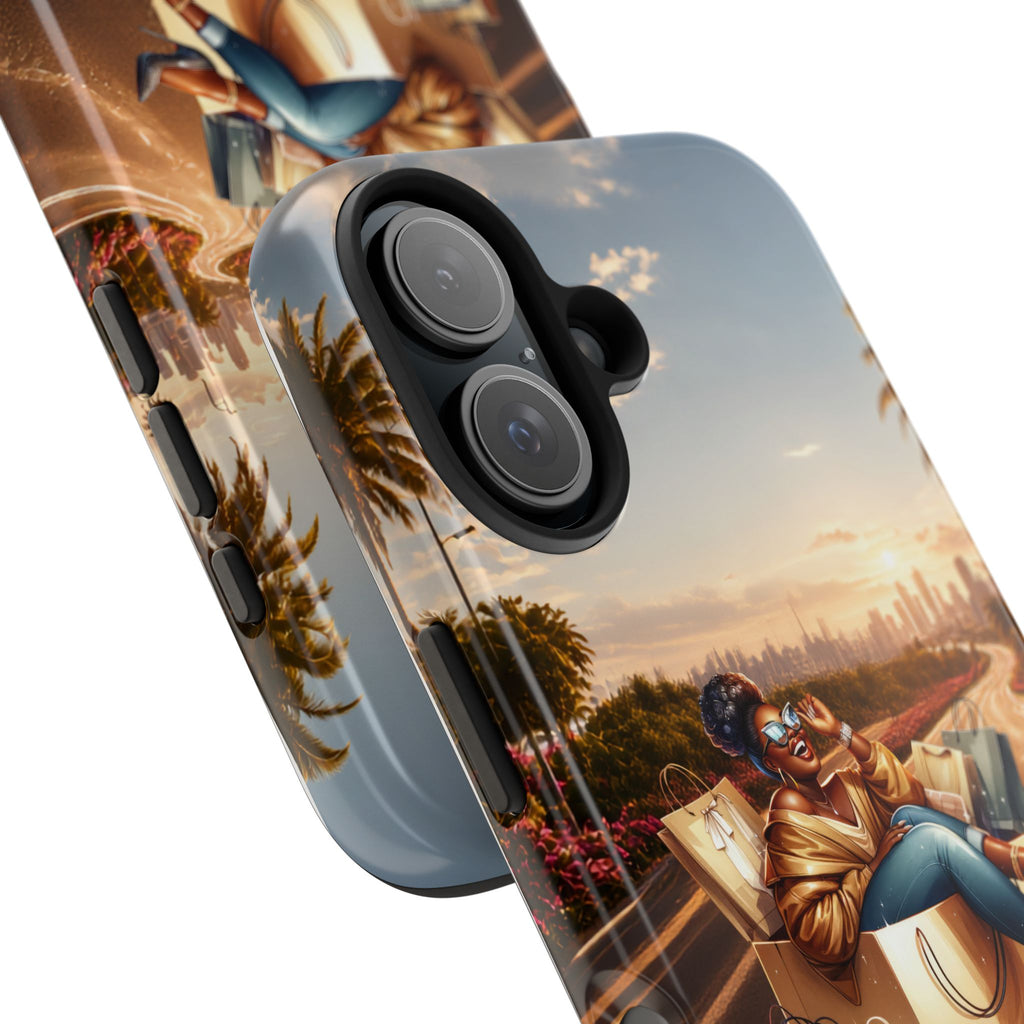 Sunset Roadtrip Tough Phone Case — Relaxed Traveler Design