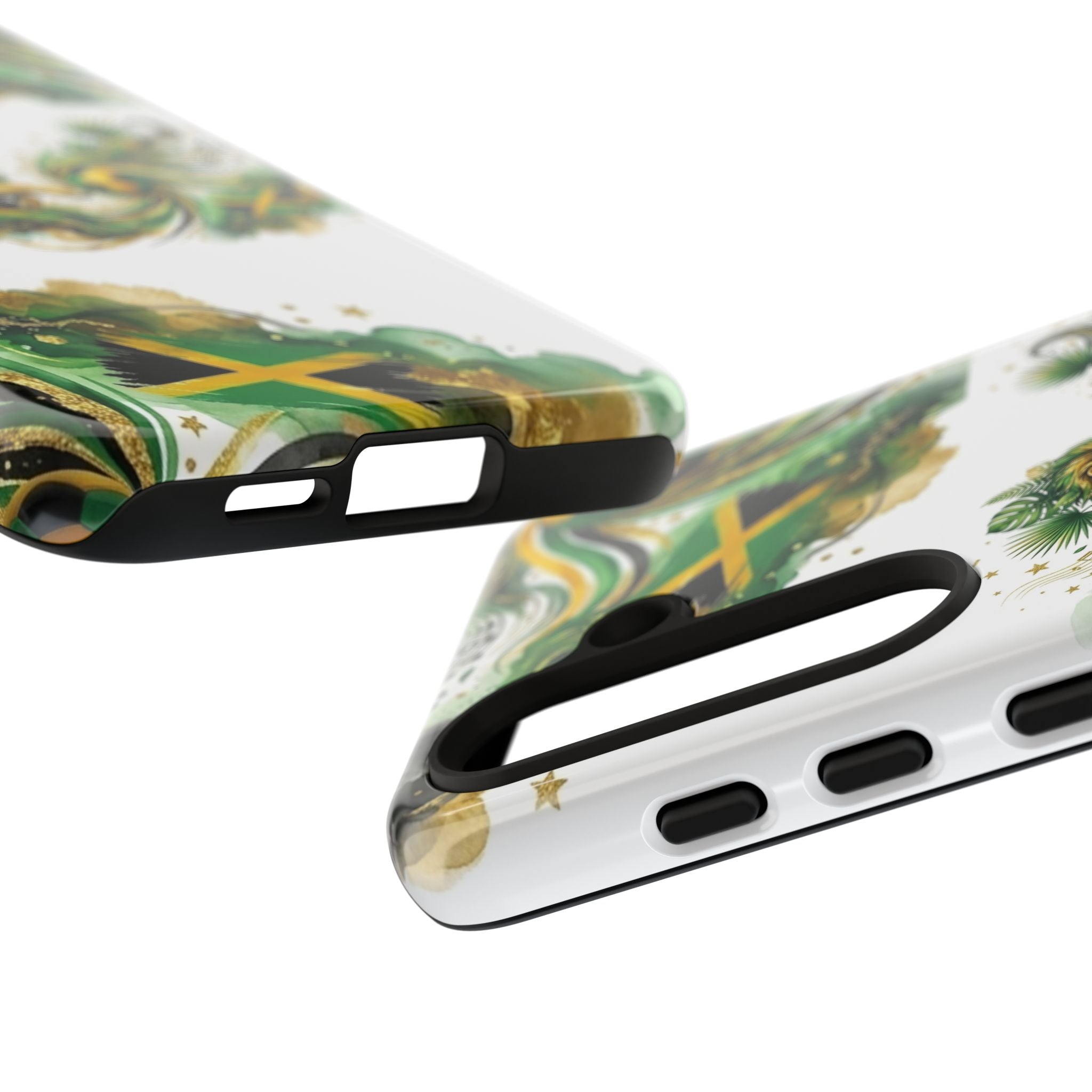 Jamaica Lion Phone Case — Jamaican Flag Rasta Protective Tough Case