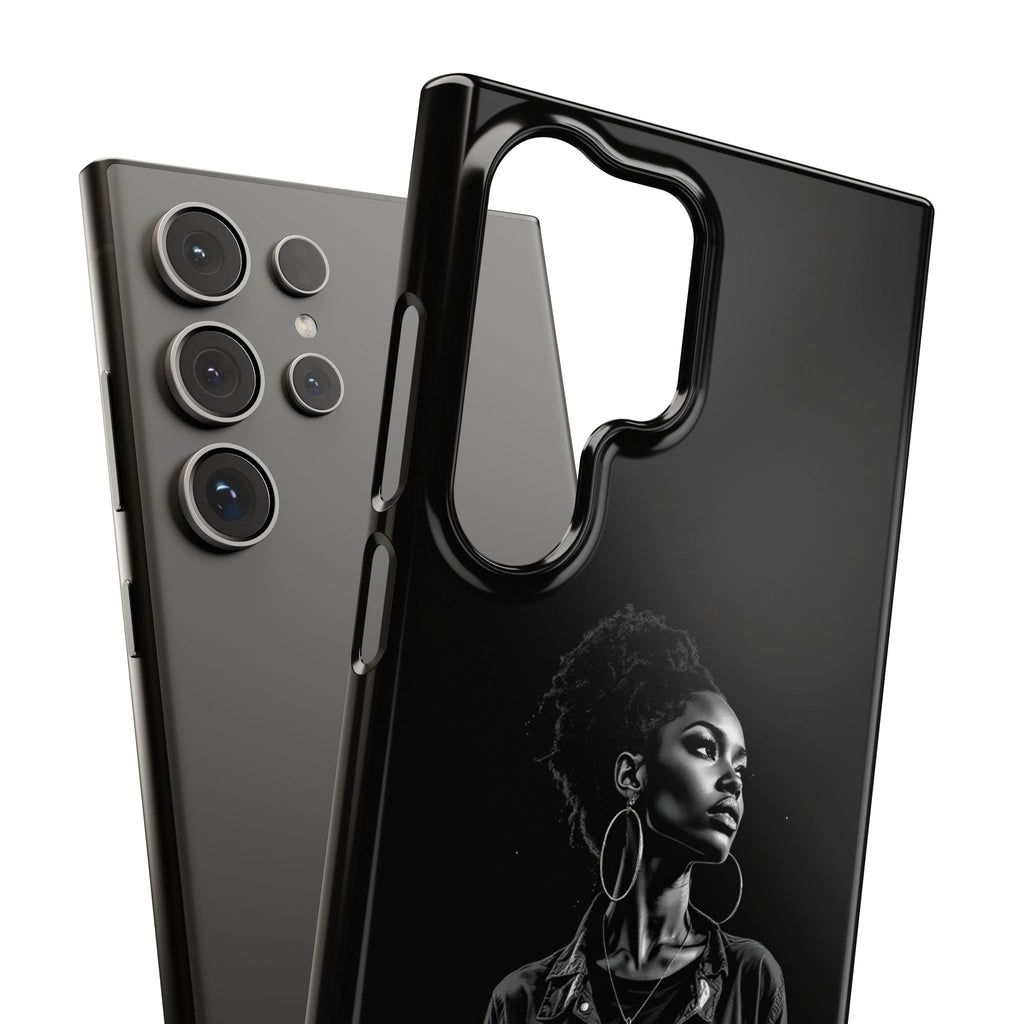 Phone Case — "Long Haul Loyalty" Black Portrait Snap Case