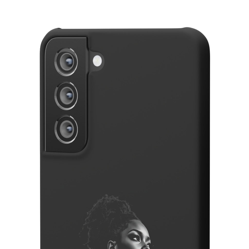 Phone Case — "Long Haul Loyalty" Black Portrait Snap Case